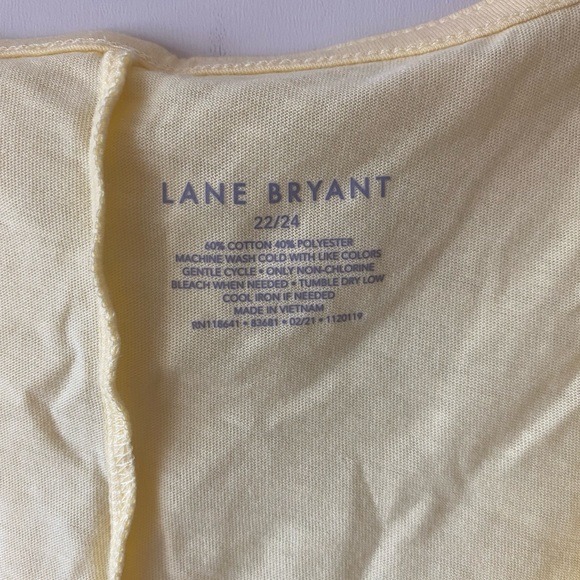 NWT Lane Bryant gathered shoulder Vneck tank 22/24 - Picture 5 of 5